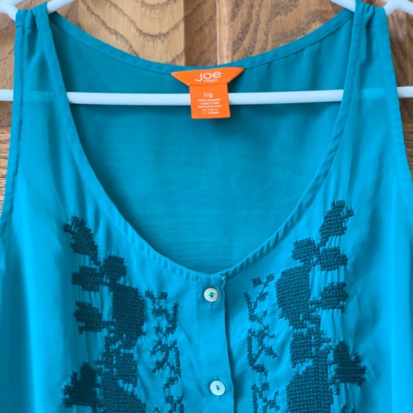 Teal Joe Fresh Tank - Picture 2 of 5